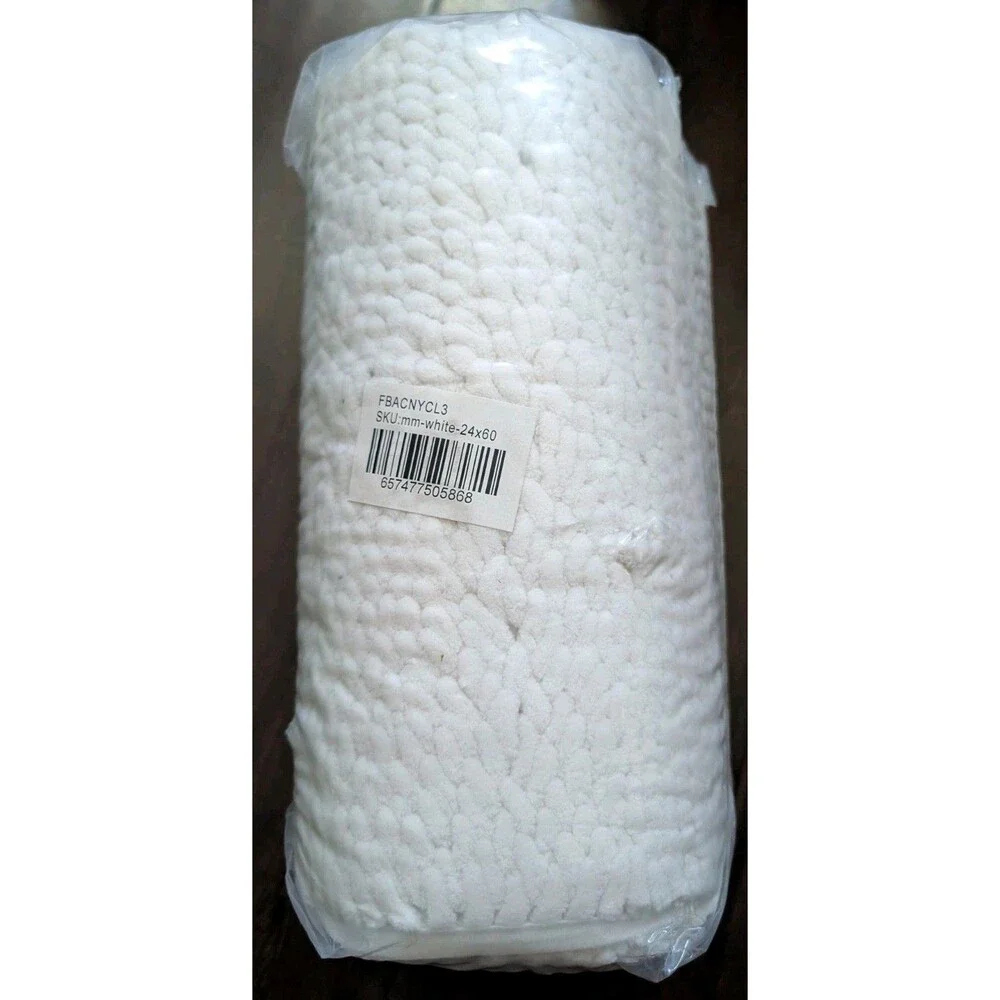 Muddy Mat Anti-Mud Mat White 24x60 Absorbent Washable Indoor Door Runner NEW
